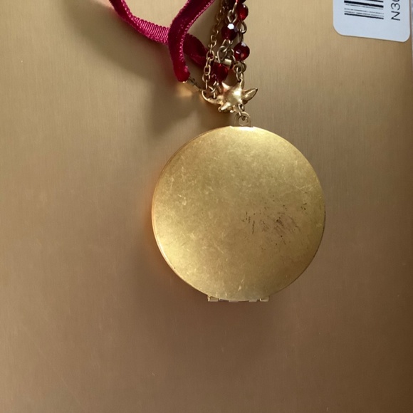 Romantic Vintage Boho Locket Necklace and Beaded Chocker Red OS - Picture 13 of 16